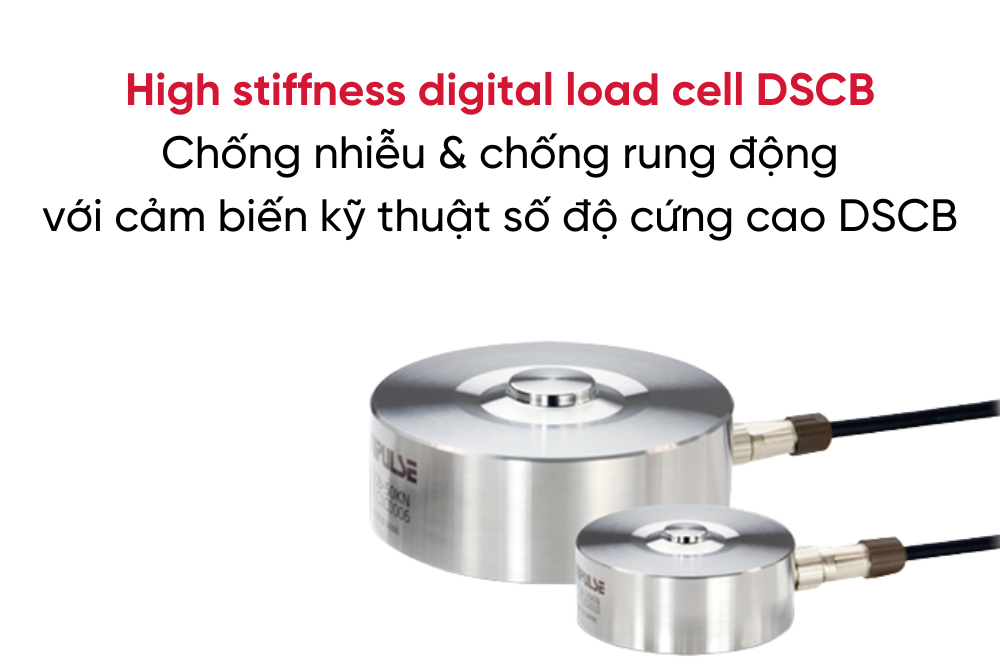 Noise & vibration resistance! High stiffness digital load cell "DSCB"